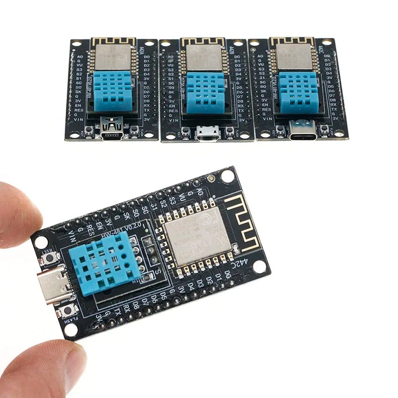 Temperature Humidity Sensor - DHT11 新バージョンの温度と湿度センサー CH340 開発ボード ESP8266 拡張