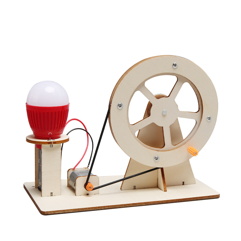 Diy Automation Projects - ミニ DIY ハンドクランク発電機電球 STEM 科学実験キット教育モデル子供のための子供学習プロジェクトギフト