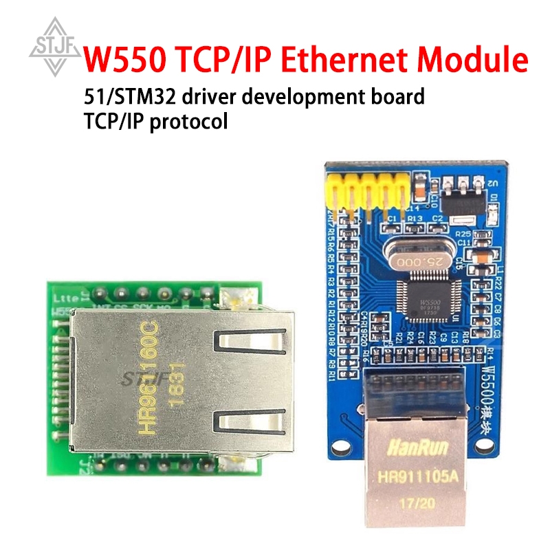 Ethernet Module W5500 - USR-ES1 W5500チップ搭載、新型TCP/IP変換モジュール、SPI-LAN/イーサネットマイクロコントローラ、IP51/STM32対応