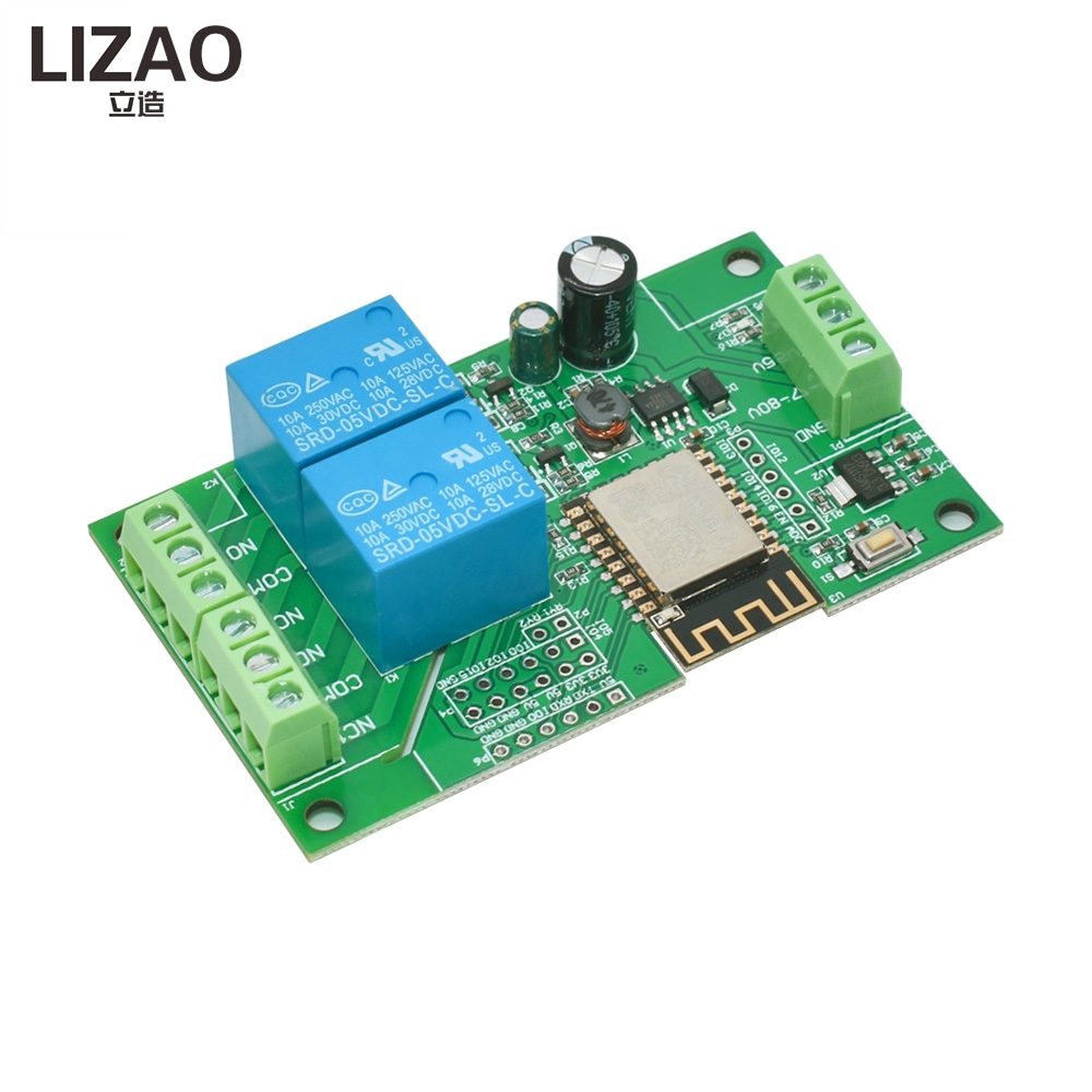 Relay 8 Channel Board - LIZAO 2/4/8 チャンネル ESP8266 ESP-12F WiFi