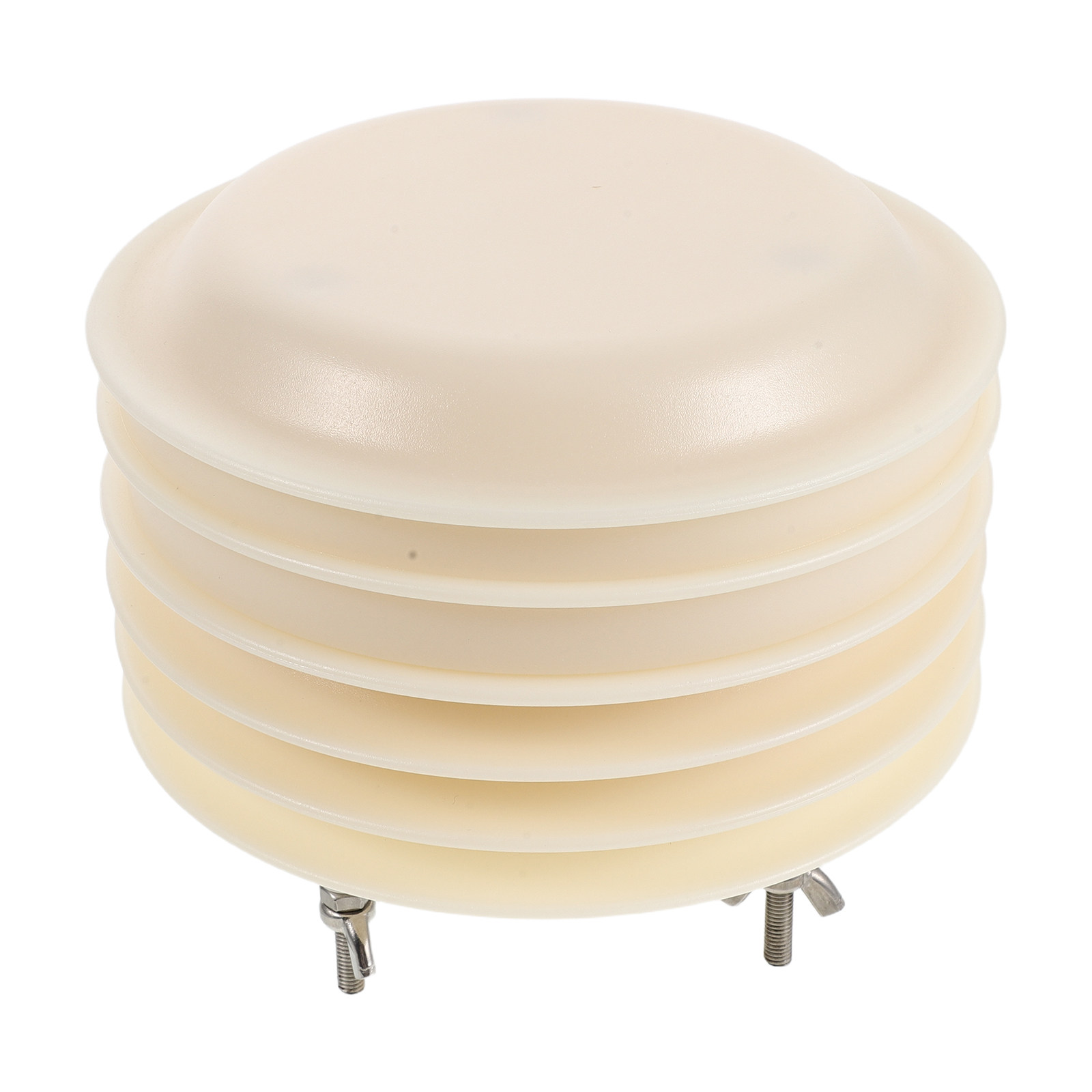 Temperature Humidity Sensor - 気象センサー用エンクロージャー 6層構造の太陽放射シールド 防雨カバー 屋外用温度・湿度センサー保護ボックス
