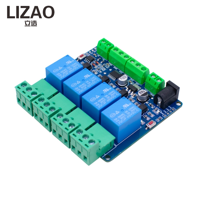 Relay 8 Channel Board - LIZAO 5V 12V Modbus RTU 1/2/4/8