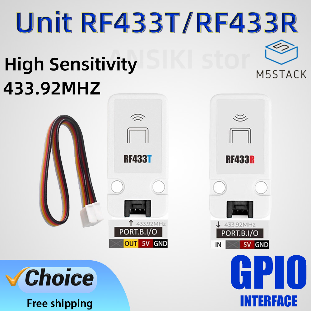 Diy Home Automation System - M5StackユニットRF433T/RF433R IoTシステムキット、スマートホームや産業オートメーションに最適