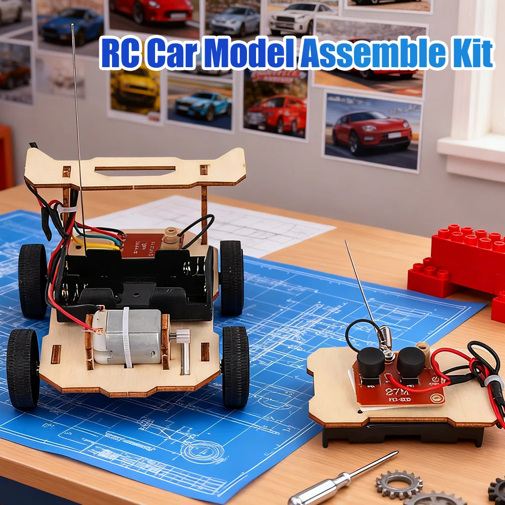 Diy Automation Projects - DIY RC カーモデル組み立てキットミニ教育学習 STEM プロジェクト科学教育支援実験おもちゃ子供のためのギフト