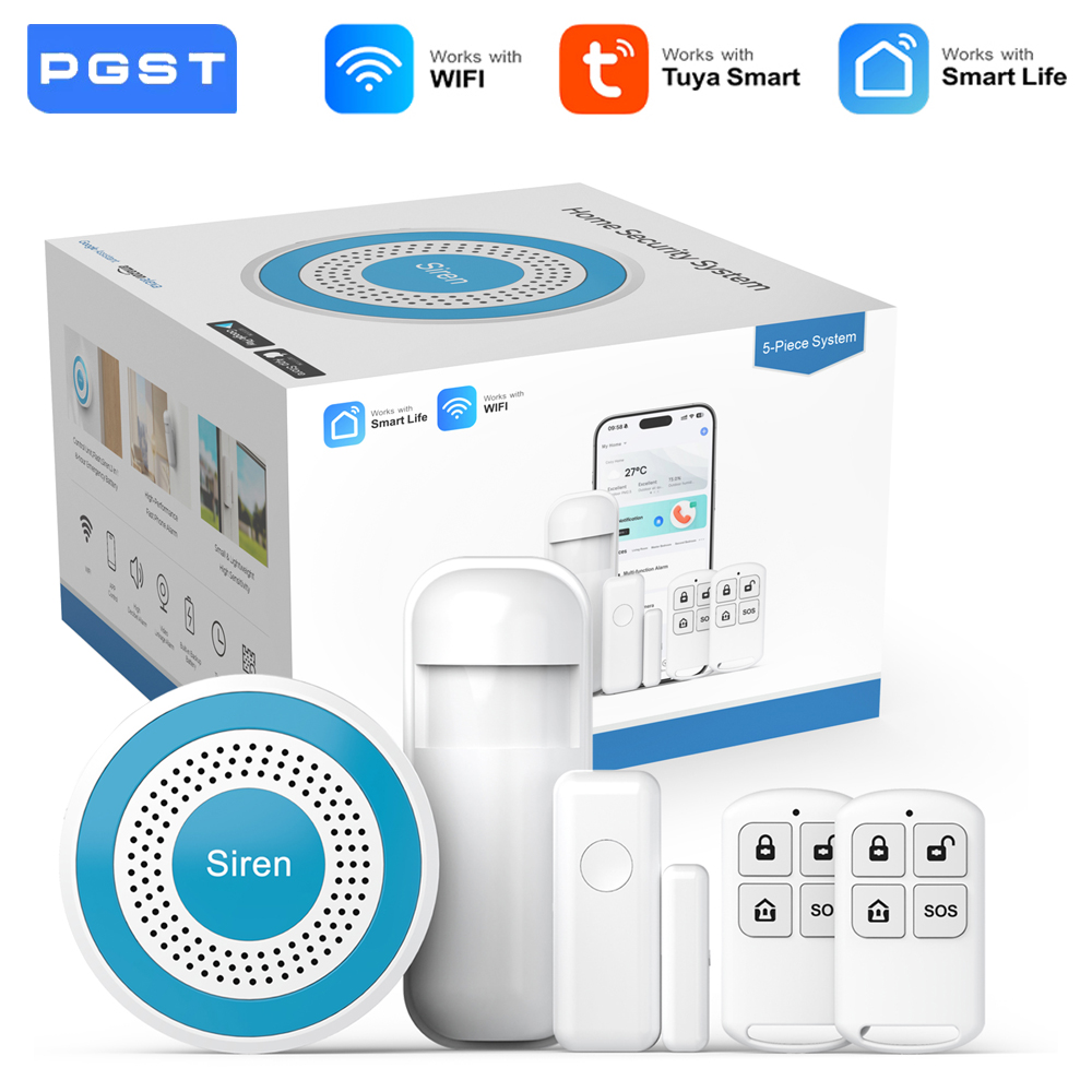 PGST WiFi スマートライフアラームセキュリティシステ - Diy Home Automation System のレビューと価格