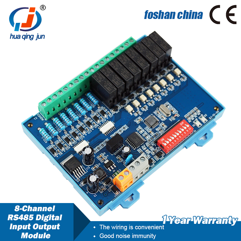 Huaqingjun 8 チャンネル RS485 デジタル入 - Relay 8 Channel Board のレビューと価格