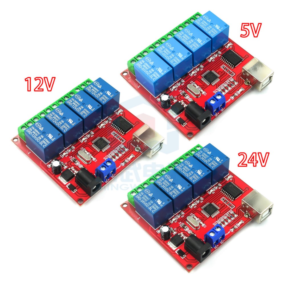 ドライブフリー/USB制御スイッチ 1/2/4/8チャンネル - Relay 8 Channel Board のレビューと価格