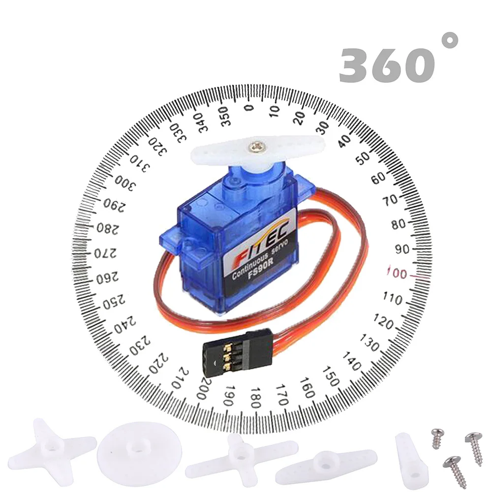 Feetech ミニ FS90R マイクロサーボ 360 度 - Diy Automation Projects のレビューと価格