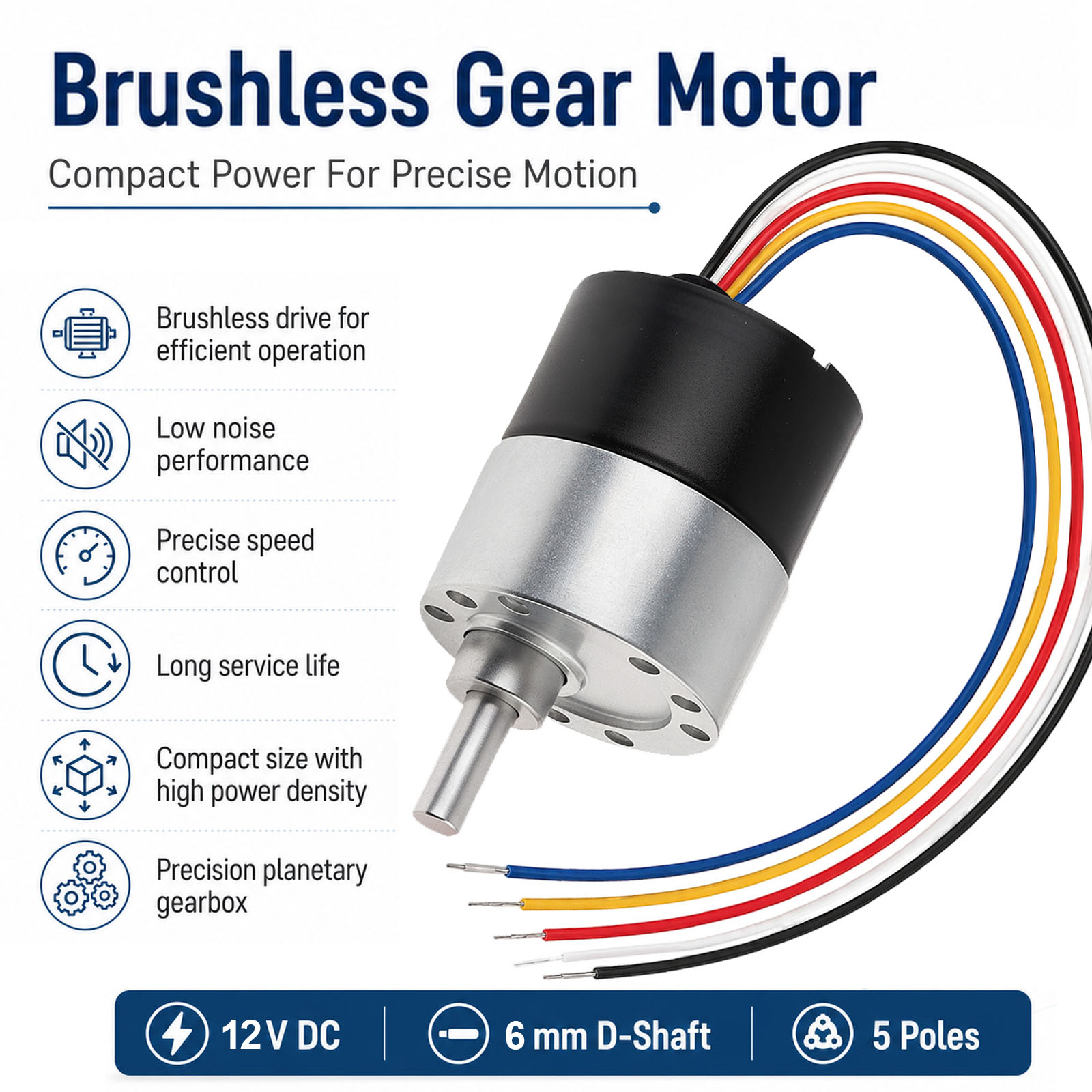 マイクロブラシレスギアモーター 12V 10-960RPM  - Home Automation Diy Projects のレビューと価格