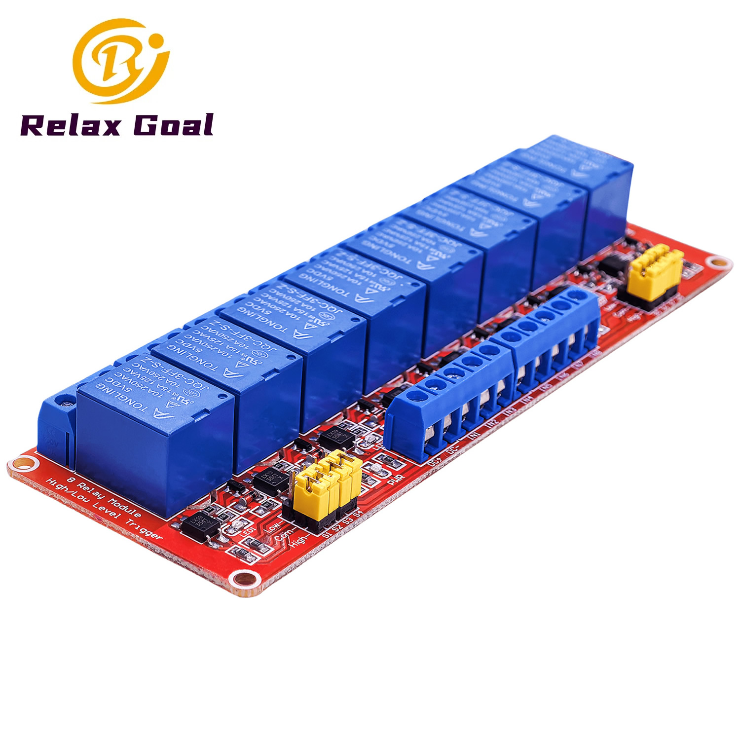 リレーモジュール 8チャンネル 5V 12V 24V ボード - Relay 8 Channel Board のレビューと価格