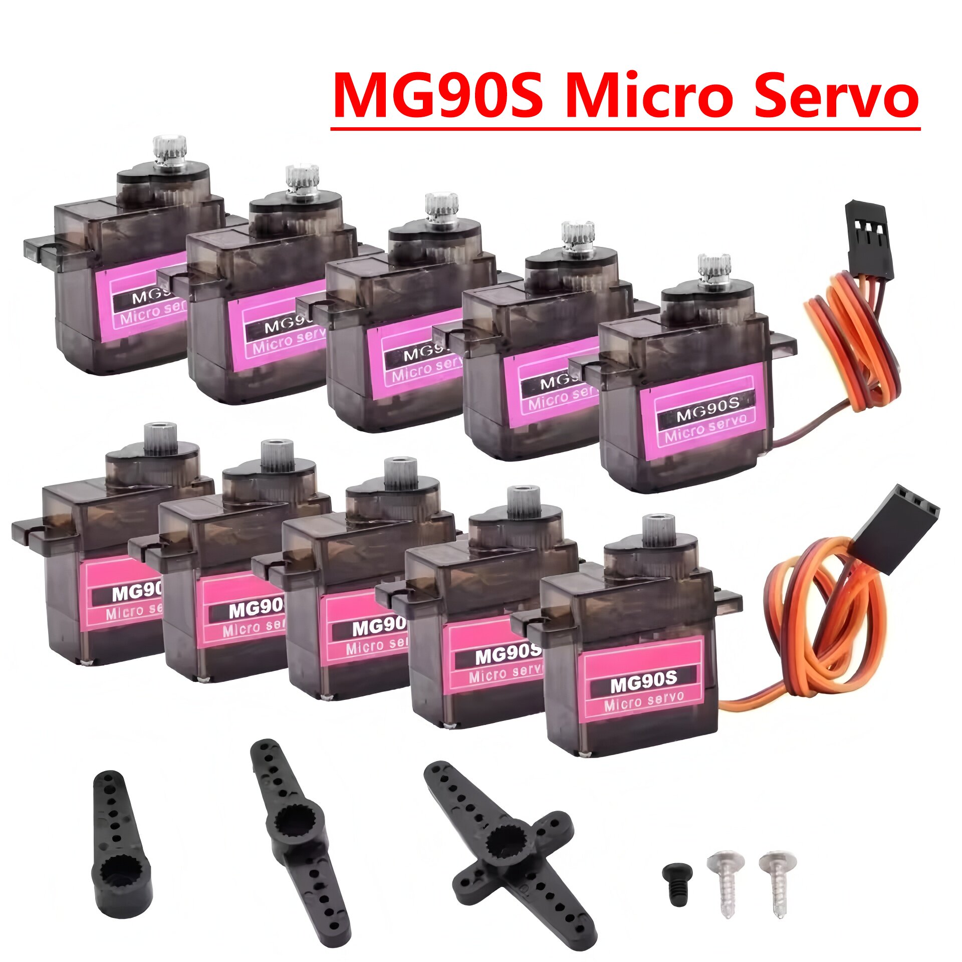 4/5/10/20 個 MG90S マイクロサーボモーター金 - Diy Automation Projects のレビューと価格