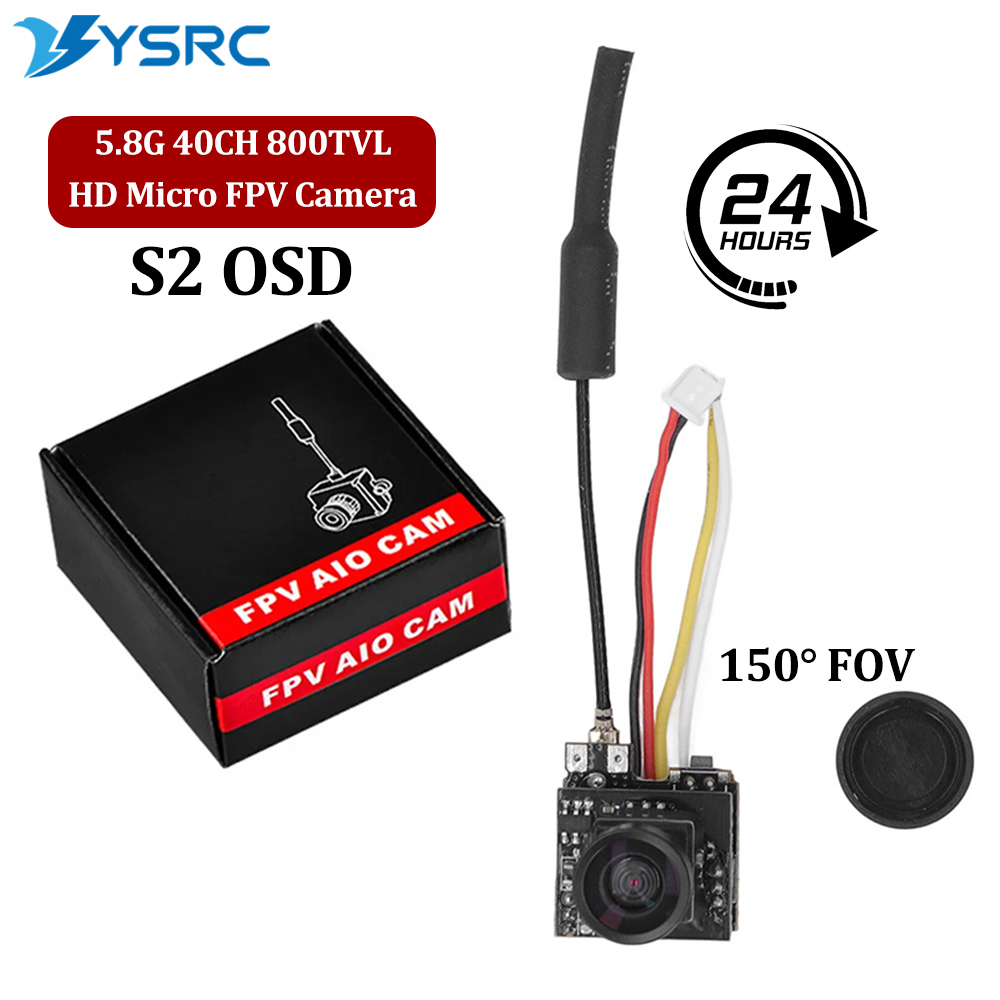 FPV RC マイクロカメラ S2 OSD AIO 5.8  - Diy Automation Projects のレビューと価格