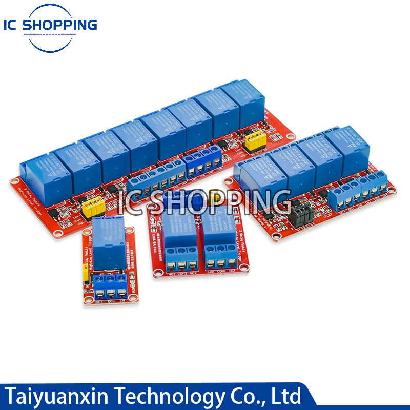 1 2 4 8チャンネル5v12vリレーモジュールボードシー - Relay 8 Channel Board のレビューと価格